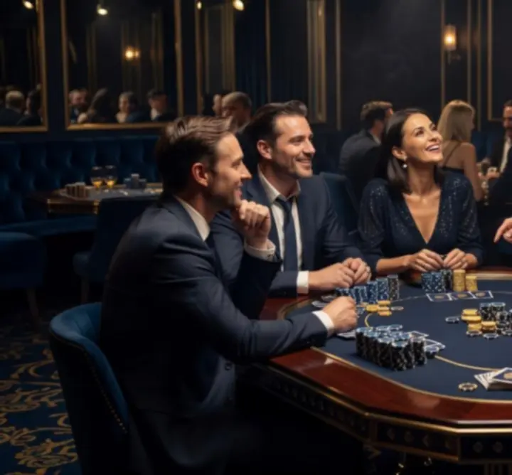 Profesjonalny stół pokerowy i prowadzący na wieczorze pokerowym MAJESTIC MARVEL s.r.o. Events