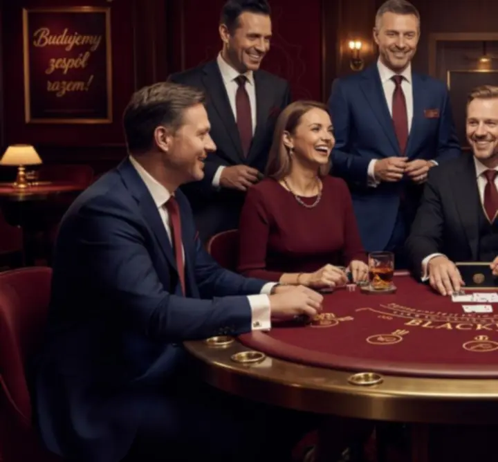 Zespół firmowy biorący udział w integracyjnym evencie casino MAJESTIC MARVEL s.r.o. Events