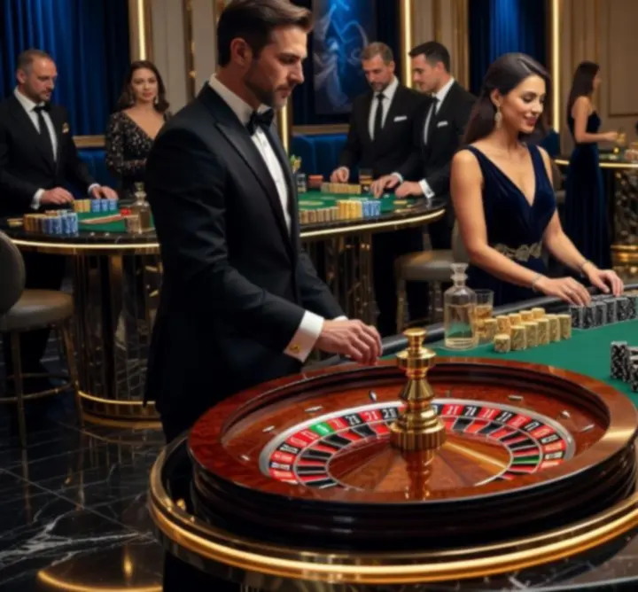 Profesjonalne stoły do ruletki i blackjacka na evencie