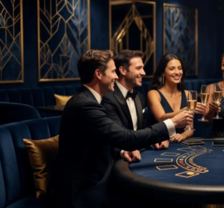 Stylowy event prywatny w klimacie casino night zorganizowany przez MAJESTIC MARVEL s.r.o. Events